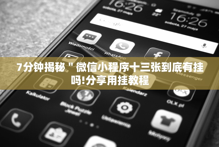 【一招分享】“13张必胜摆法”开挂安装教程