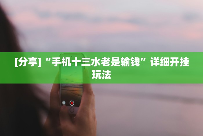 [分享]“手机十三水老是输钱”详细开挂玩法