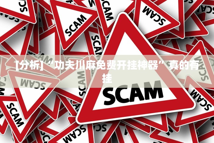 [分析]“功夫川麻免费开挂神器”真的有挂