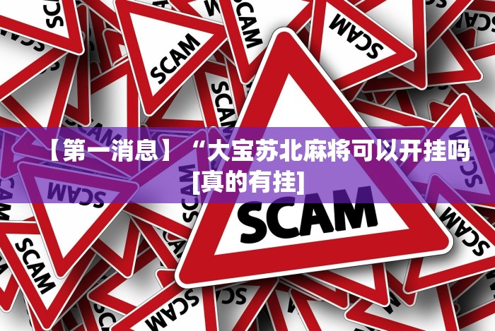 【第一消息】“大宝苏北麻将可以开挂吗[真的有挂]