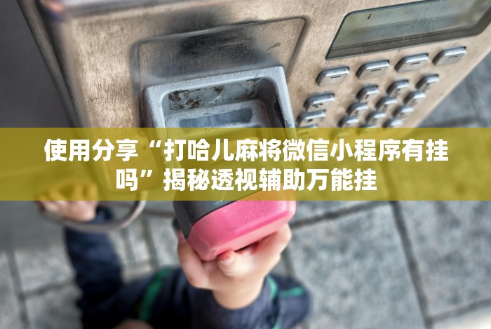 使用分享“打哈儿麻将微信小程序有挂吗”揭秘透视辅助万能挂