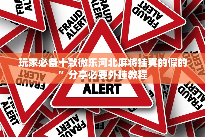 玩家必备十款微乐河北麻将挂真的假的”分享必要外挂教程
