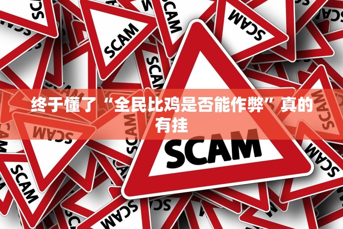 终于懂了“全民比鸡是否能作弊”真的有挂