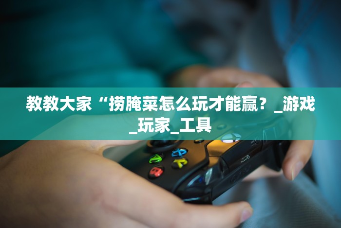 教教大家“捞腌菜怎么玩才能赢？_游戏_玩家_工具