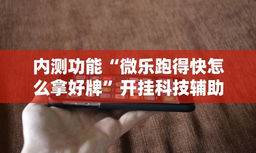 内测功能“微乐跑得快怎么拿好牌”开挂科技辅助神器手机