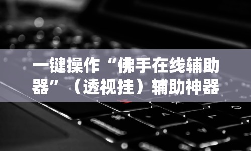 一键操作“佛手在线辅助器”（透视挂）辅助神器教程
