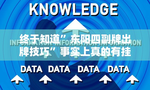 终于知道”东阳四副牌出牌技巧”事实上真的有挂